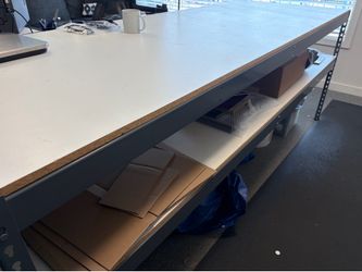 8 foot long workbench work table boltless commercial quality