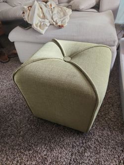 Green Ottoman 17"x17"x16"h
