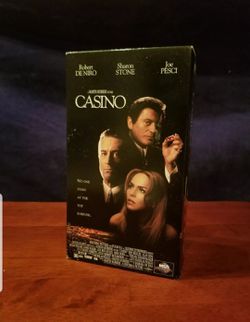 Casino Movie Robert De Niro, Sharon Stone, Joe Pesci VHS 2 Video Set