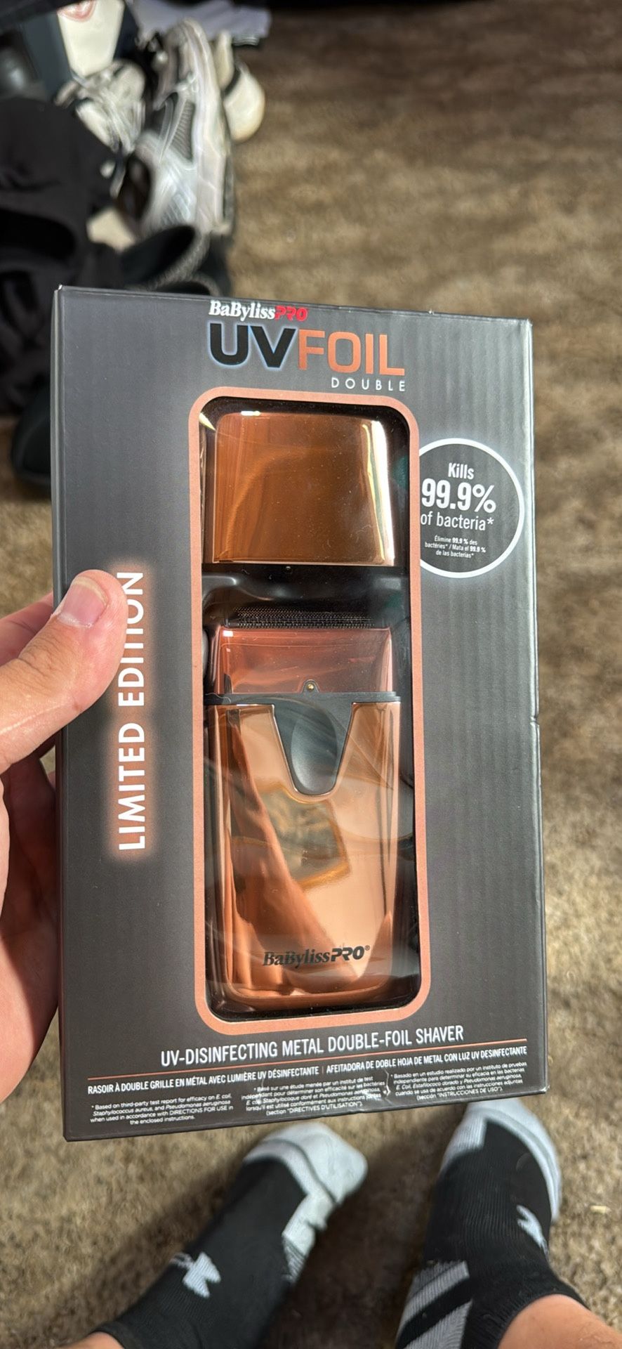 Babyliss Pro UV Double Foil Shaver