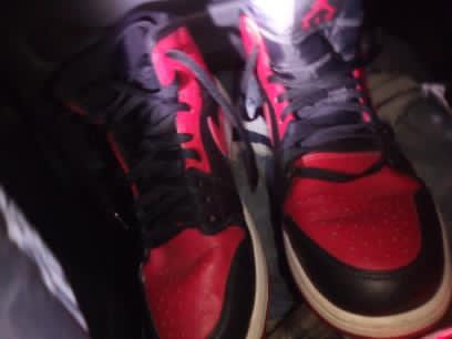 High Top Jordan 1 Red Size 13