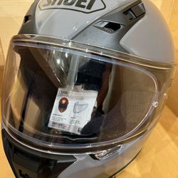 New Shoei Motorcycle Helmet RS-SR Size Large 59-60 CM (Grey Color) 