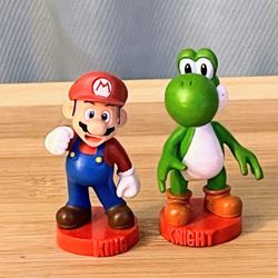 Nintendo Super Mario Chess Set Replacement Pieces Yoshi & Mario King