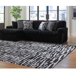 ribbed couch
