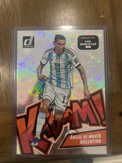 Panini Jumbo Kaboom Ángel Di María Argentina #17 FIFA World Cup Soccer Card
