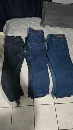 Men's  Jeans Lot (13 Pairs) – Guess, Tommy, Wrangler – Like New