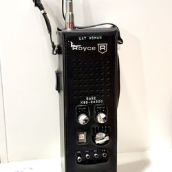 Royce 1-408 CB Radio 5W 6-Channel Handheld Transceiver w/ Case & Long Antenna