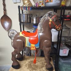 1950s Mobo Bronco Iron Toy Horse England