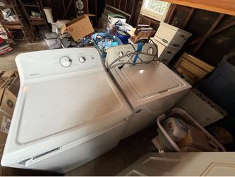 Amana Washer and Hotpoint Gas dryer