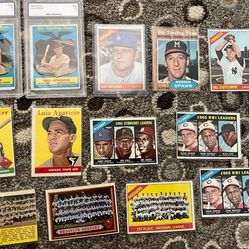 Vintage Baseball Cards 1950s And 1960s