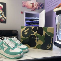 Bape Sta White Green