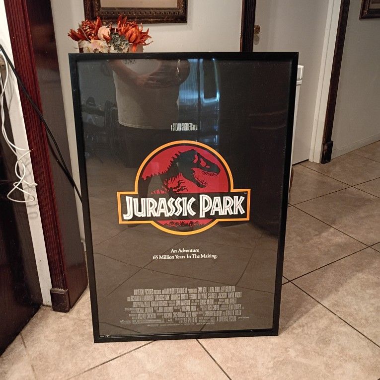 Jurassic Park Poster Framed