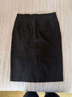 Papaya black pencil skirt