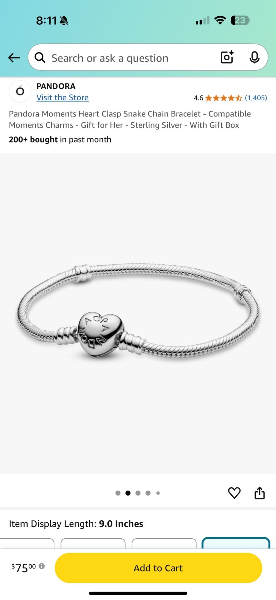 Pandora bracelets And Charms Still In Box