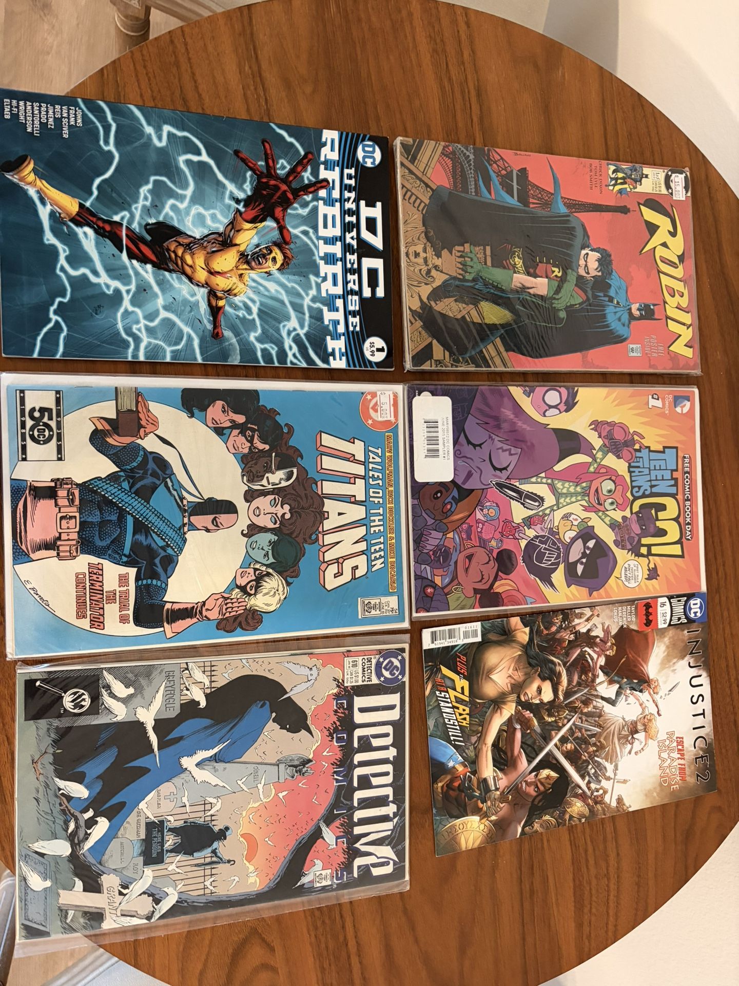 9 DC Comics Titans, Robin, and Justice League comic books #comics #Titans + 9 free ones