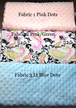 Ultra Soft Minky Fabric $6 each