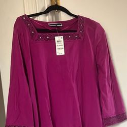 Light Cranberry Shade, Tunic