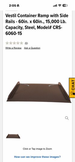 Vestil CRS Steel Container Ramps