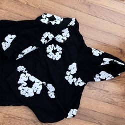 Black Denim Tear Hoodie 