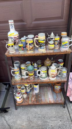 Vintage beer mugs