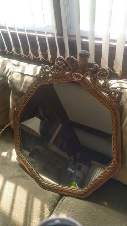 Antique French NURRE MIRROR