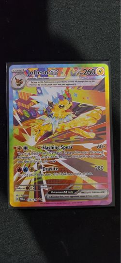 Jolteon ex Tera Pokémon Card 153/131
