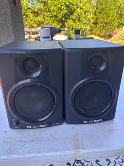 M-Audio AV 40 Studiophile Powered Speakers (Pair) — $25