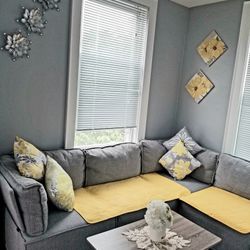 Sofa , Rug and Small coffee Table 