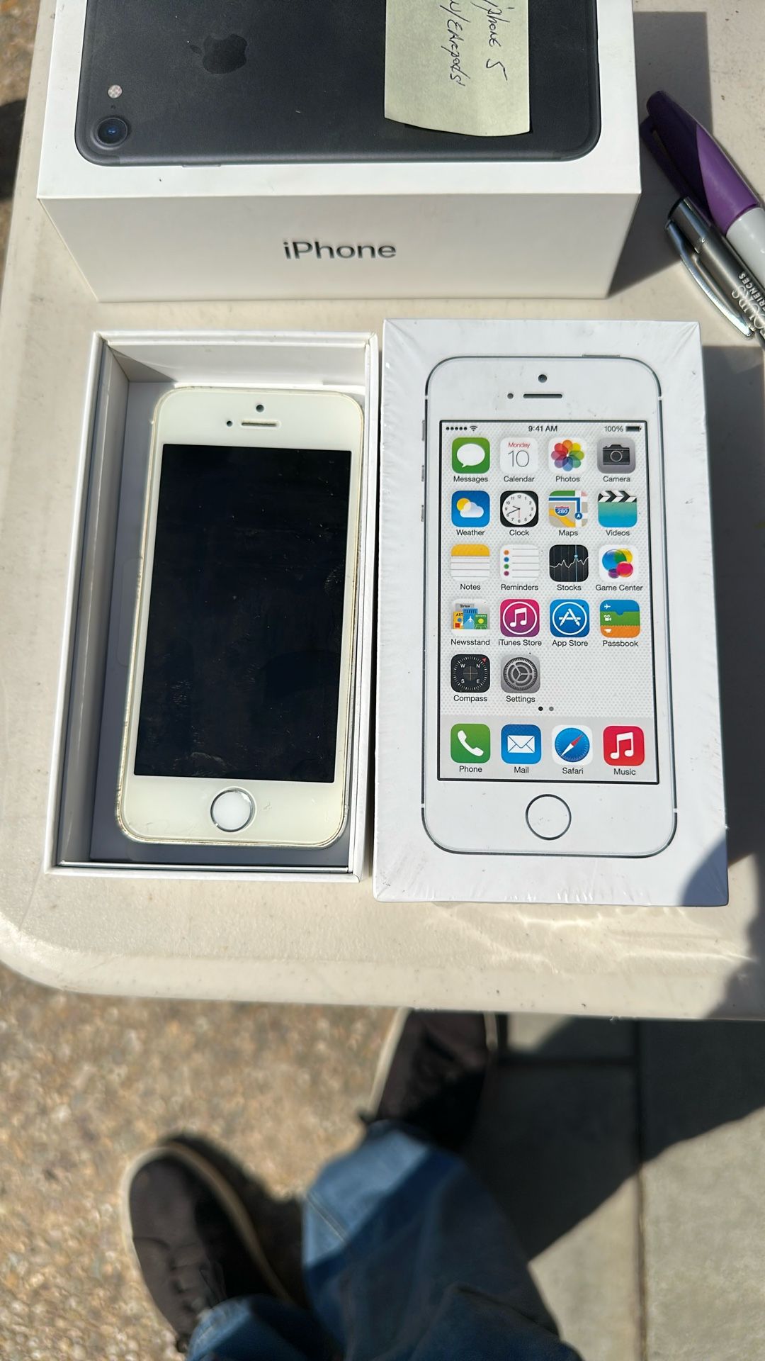 Two iPhone 5S s in Original Apple Boxes