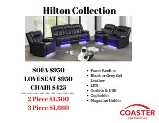 Power Speaker Recliner Set