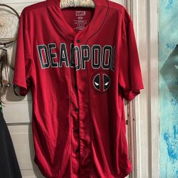 Red Marvel Deadpole Jersey Taco 90