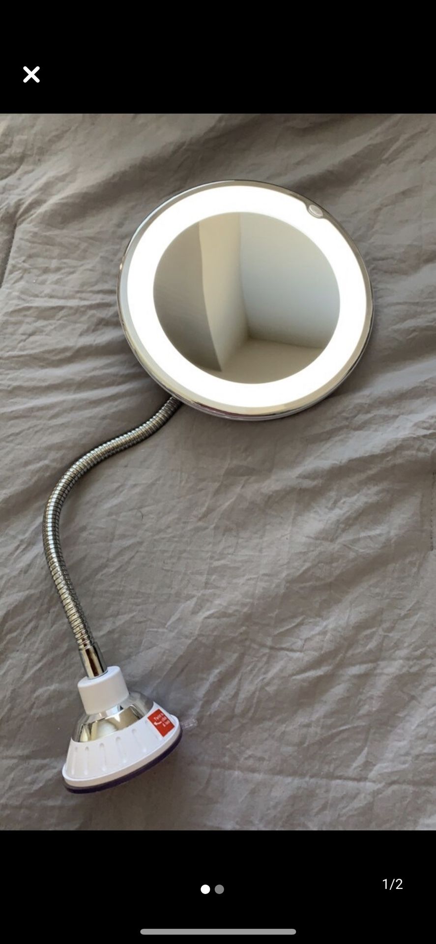 Mirror with Ring Light