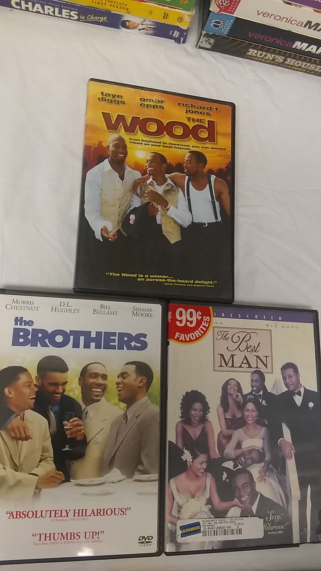 DVD's 3 Piece Set The Wood The Best Nan The Brothers