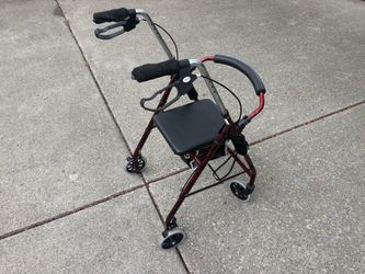 4-Wheel Rollator Walker with Seat - CARMEL