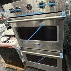 Viking 5 Premiere Stainless Steel 30” Double Wall Oven Built In