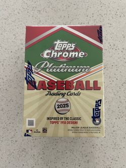 Topps Chrome Platinum Baseball Blaster Box