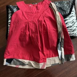 Burberry Dress Size 24 Months Like New .