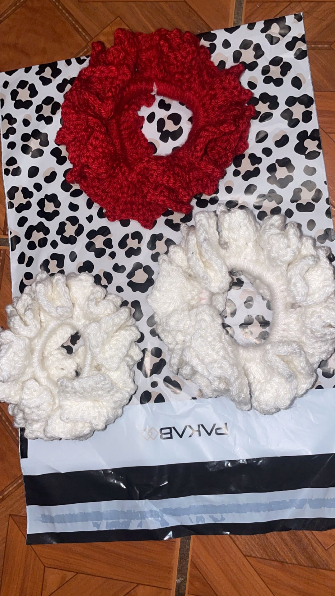 handmade crotchet hair tie/ ligas tejidas
