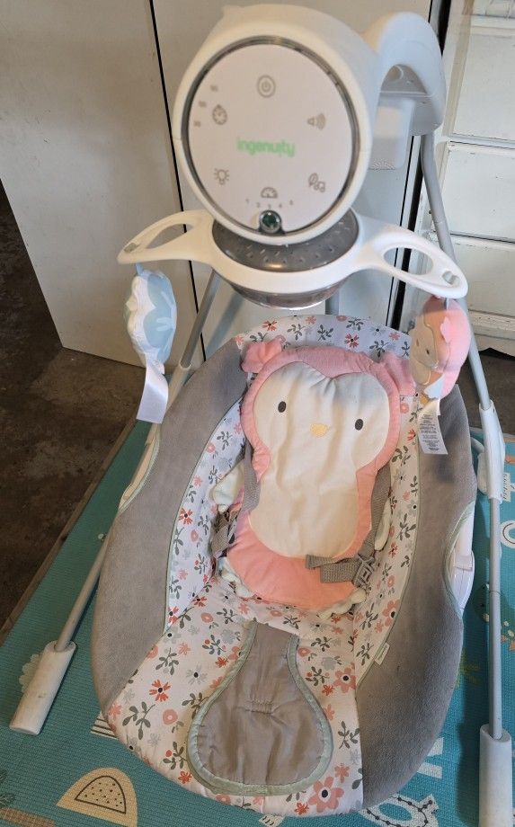 Baby Girl Owl Swing
