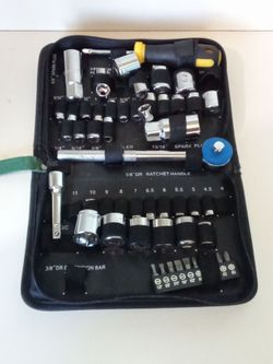 Brand New UltraSteel 57 Piece Ratchet Socket Tool Set $10