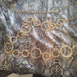 NEW Gold Plated Belt Stylish 