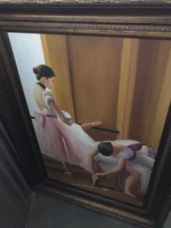 Ballet Girls Painting