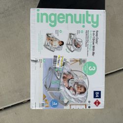 Ingenuity Keep Cozy 3-in-1 Vibrating Infant & Toddler Baby Bouncer and Rocker Chair, Gray