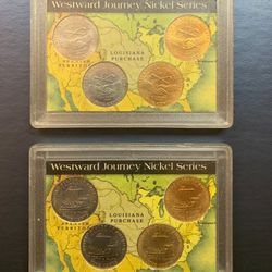(2) 2004 Westward Journey Jefferson Nickel Sets
