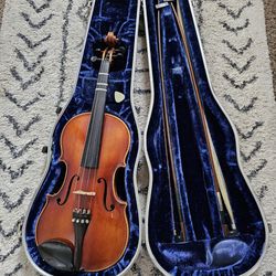 Karl Meisel violin. model 6110. 4/4 size. vintage 1980s. West Germany. Dominant strings. great sound
