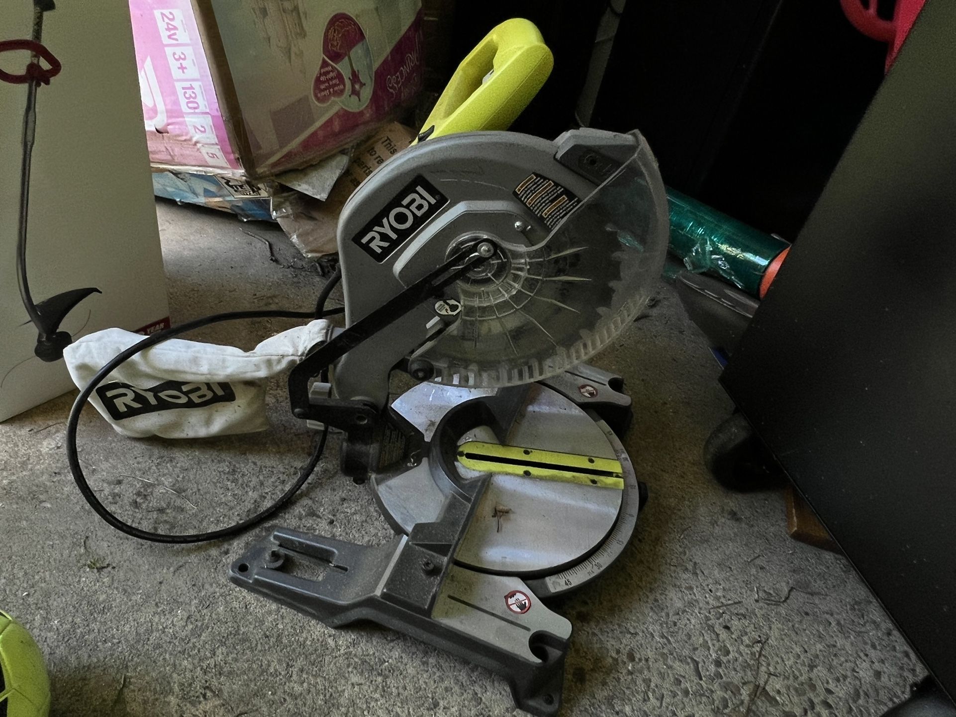 Ryobi Miter Saw With Led Cut Line Indicator $125