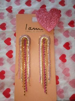 Muti-Colored Tassel Earrings 