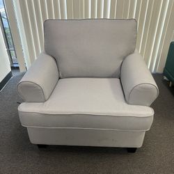 New Fabric Grey Arm Chair Sofa