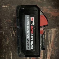 M18 Battery Used 6.0 Milwaukee 