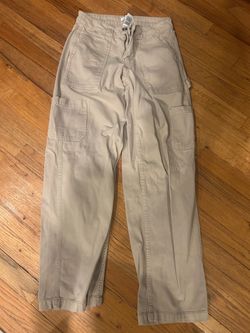 Size zero Garage cream cargo pants